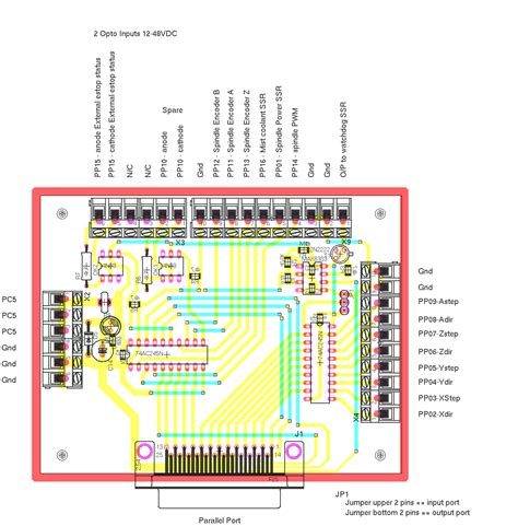 mach3 breakout board diagram